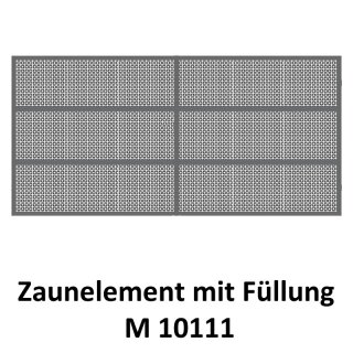 Zaunelemente M 10111 für private Zaunsysteme