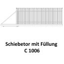 Schiebetor C 1006 für private Zaunsysteme