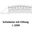 Schiebetor L 1039 für private Zaunsysteme