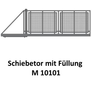 Schiebetor M 10101 für private Zaunsysteme