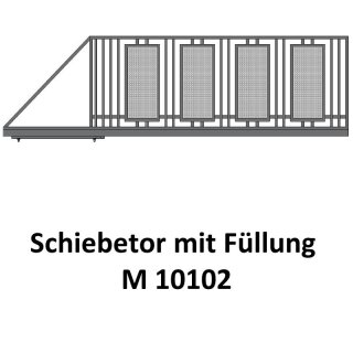 Schiebetor M 10102 für private Zaunsysteme