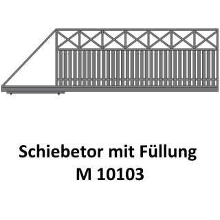 Schiebetor M 10103 für private Zaunsysteme