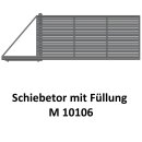 Schiebetor M 10106 für private Zaunsysteme