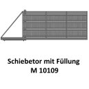 Schiebetor M 10109 für private Zaunsysteme