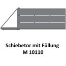 Schiebetor M 10110 für private Zaunsysteme