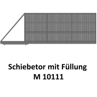 Schiebetor M 10111 für private Zaunsysteme