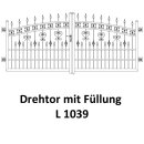 Drehtor L 1039, 2-flügelig für private Zaunsysteme