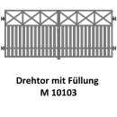 Drehtor M 10103, 2-flügelig für private...