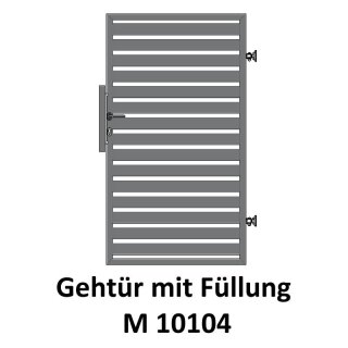 Gehtüre M 10104,  für private Zaunsysteme