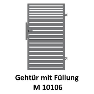 Gehtüre M 10106,  für private Zaunsysteme