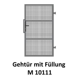 Gehtüre M 10111,  für private Zaunsysteme