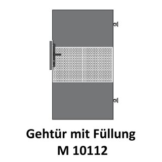 Gehtüre M 10112,  für private Zaunsysteme