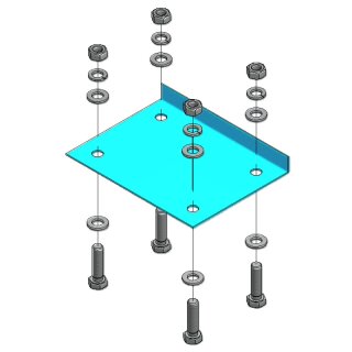 Abdeckblech ES 50 - 80 (Pos 39)