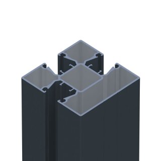 Alu-Steckzaunpfosten 87x87mm