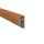PVC-Abdeckleiste 31 x 17mm, 1,76 m lang, Golden Oak