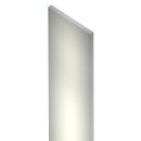 Acrylglas-Pfostenabdeckleiste B=30mm, L=200cm, weiß