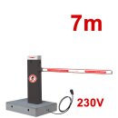 Mobile Komplettschranke MBAR 7m RAL 7015 mit...