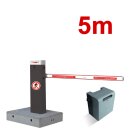 Mobile Komplettschranke MBAR 5m RAL 7015 mit...