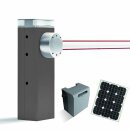 Solar-Set mit RAL 7016 Schranke MBAR (15Watt)  mit Schrankenbaum 7m