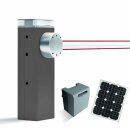 Solar-Set mit RAL 7015 Schranke LBAR (15Watt)  mit...
