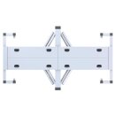 Drehkreuz BS-T MC-T 632 alle Teile aus verzinktem Stahl