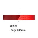 Reflektierendes Warnband "Rot" 200 x 25mm