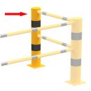 Endpfosten für Stechgeländersystem Stahlrohr...