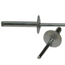 Großkopf Blindnieten 4,8mm Kopf Ø 16mm,...