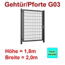Industrie Stahl-Gehtür/Pforte G03, Feuerverzinkt,...
