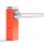 Schranke mit Schrankenbaum - Konfigurierbar LBAR mit Schrankenbaum 8m Orange.