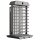 Mobiles Drehkreuz mit Fundamentplatte LB 600