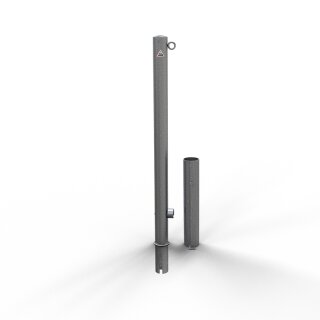 Absperrpfosten ø 60 x 2,5mm, Länge 1300mm