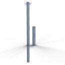 Absperrpfosten ø 60 x 2,5mm, Länge 1300mm