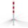 Absperrpfosten ø 76x2,6mm, Länge 1400mm