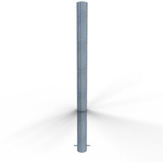 Absperrpfosten Ø 89x2,9 mm, Länge 1300mm