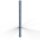 Absperrpfosten Ø 89x2,9 mm, Länge 1300mm