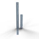 Absperrpfosten ø 89 x 2,9 mm,Länge 1300mm