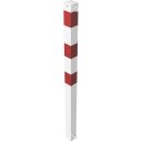 Absperrpfosten Ø 70 x 70mm, eckig, Länge 1300mm