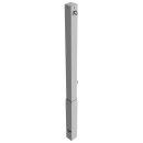 Absperrpfosten 70 x 70mm, eckig, Überflur 900mm