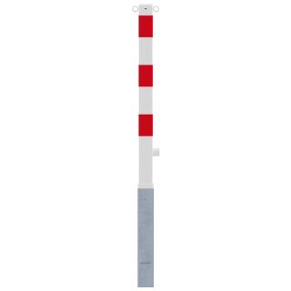 Absperrpfosten 70 x 70mm, eckig, Überflur 900mm