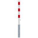 Absperrpfosten 70 x 70mm, eckig, Überflur 900mm