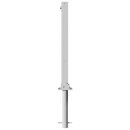 Absperrpfosten Ø 70 x 70mm, eckig, Länge 1300mm