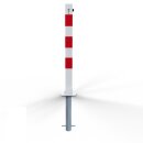 Absperrpfosten Ø 70 x 70mm, eckig, Länge 1300mm