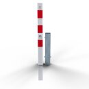 Absperrpfosten Ø 70 x 70mm, eckig, Überflur...