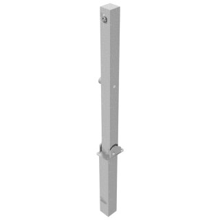 Absperrpfosten Ø 70 x 70mm, eckig, Überflur 900mm