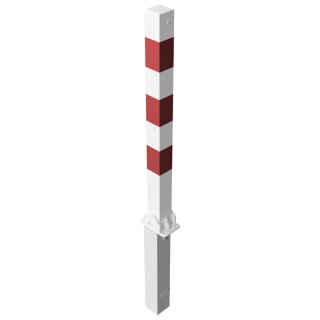 Absperrpfosten Ø 70 x 70mm, eckig, Überflur 900mm