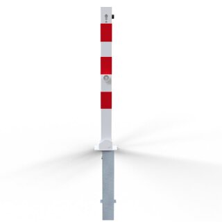 Absperrpfosten Ø 70 x 70mm, eckig, Überflur 900mm