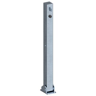 Absperrpfosten Ø 70 x 70mm, eckig, Überflur 900mm