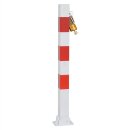 Absperrpfosten Ø 70 x 70mm,eckig, Überflur 900mm