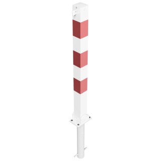 Absperrpfosten Ø 70 x 70mm, eckig, Überflur 900mm